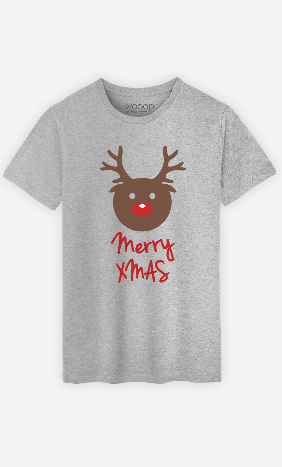 T-Shirt Man Merry Xmas Deer