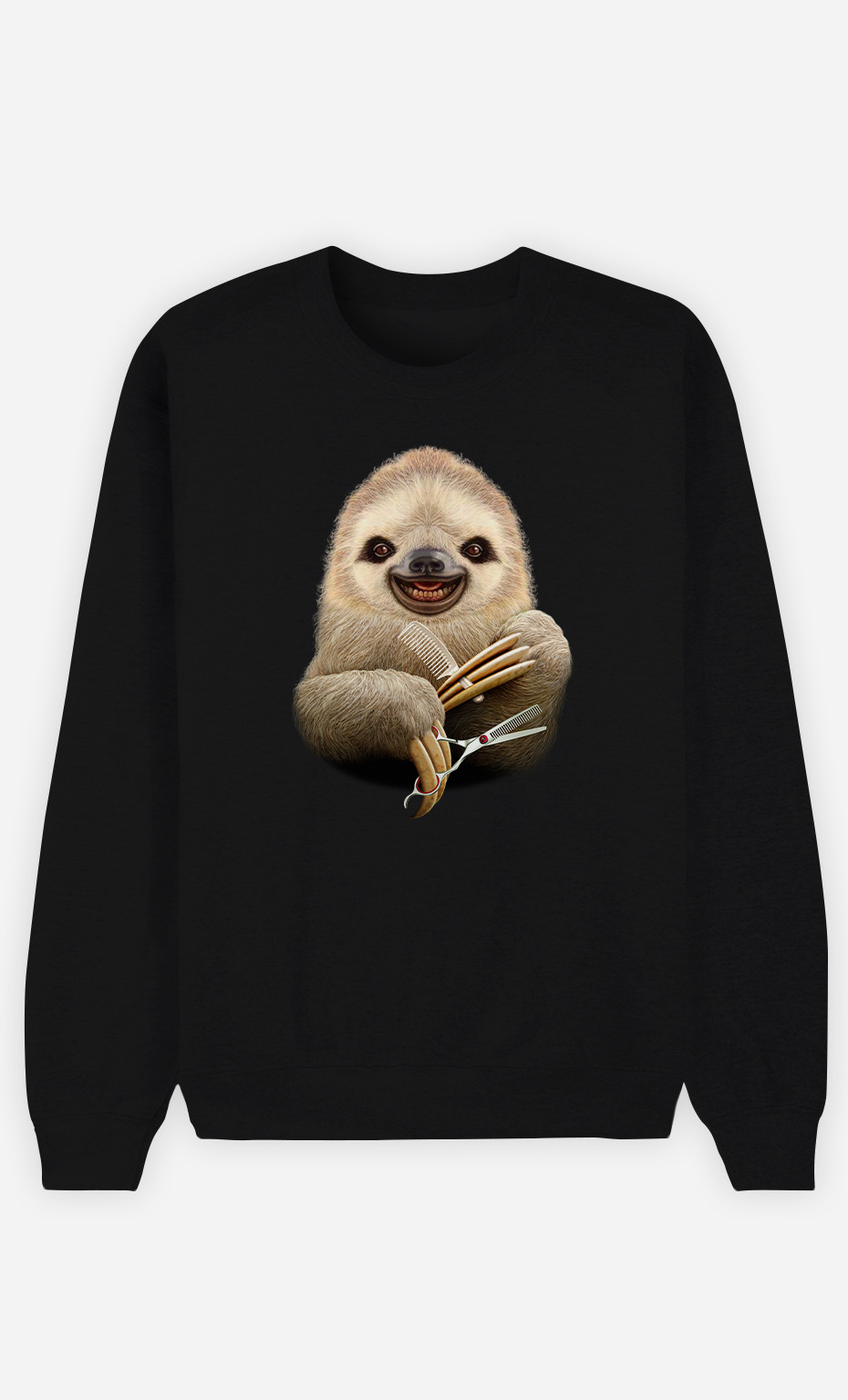Sweatshirt Woman Sloth Barber