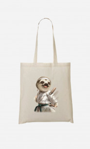 Tote Bag Karate Sloth