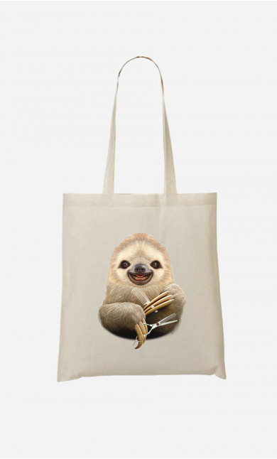 Tote Bag Sloth Barber