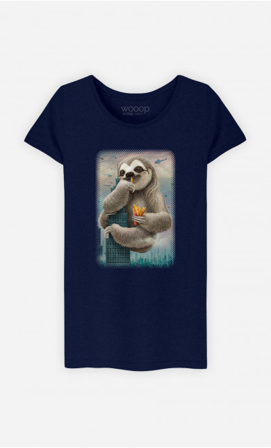 T-shirt Woman Sloth Attack