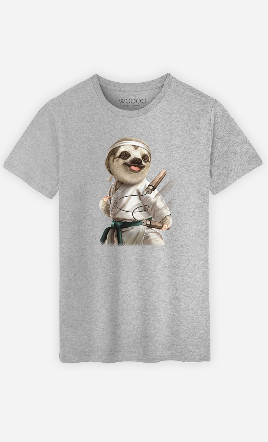 T-shirt Man Karate Sloth