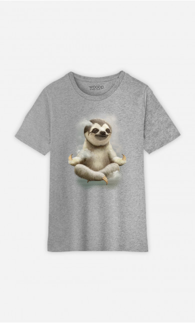 Kid T-Shirt Sloth Meditate