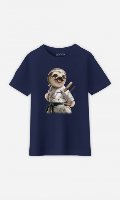 Kid T-Shirt Karate Sloth