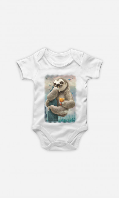 Baby Bodysuit Sloth Attack