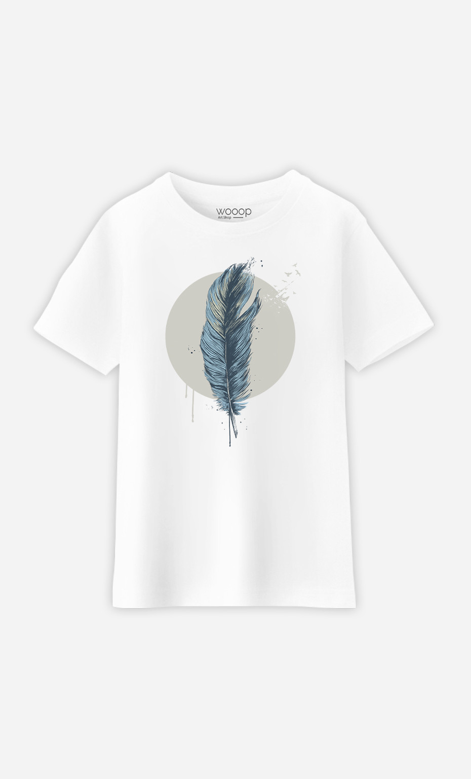 Kid T-Shirt Feather In A Circle