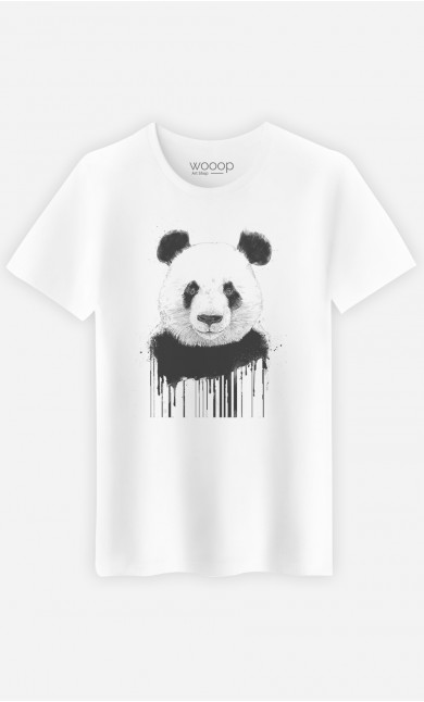 Man T-shirt Graffiti Panda