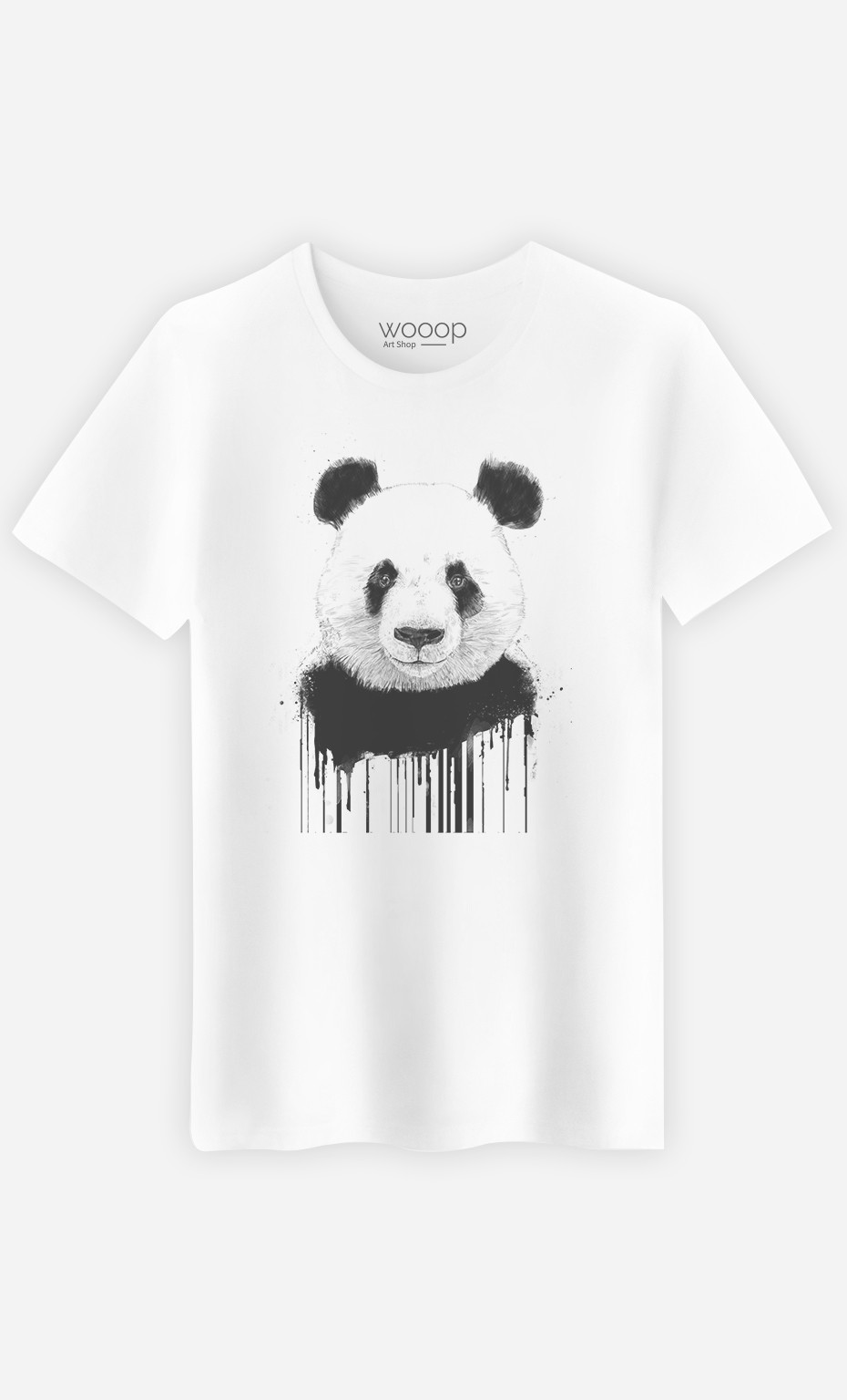 Man T-shirt Graffiti Panda
